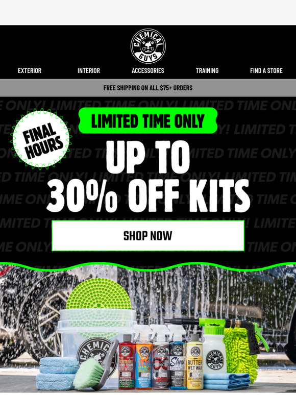Last Chance! Up to 30% Off Sale Ends Tonight!