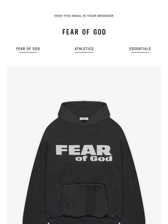 Fear of God: The Fear is Gone Hoodie | Milled