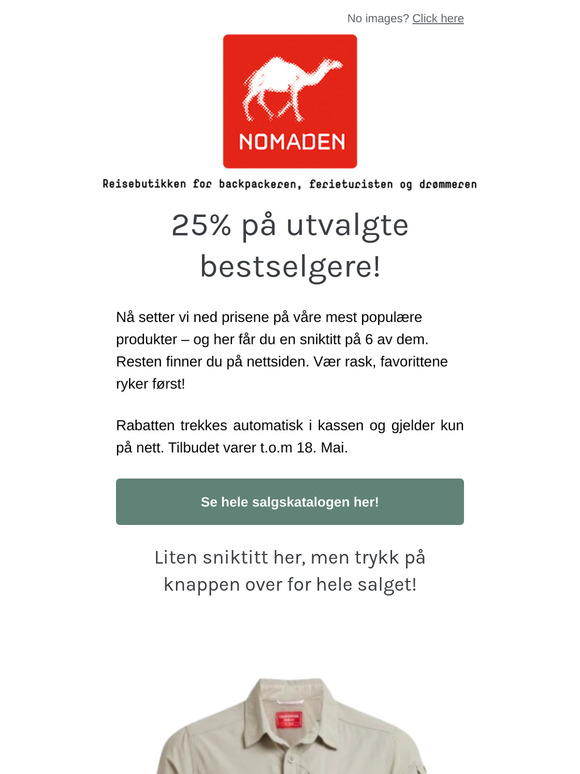 -25% på utvalgte bestselgere