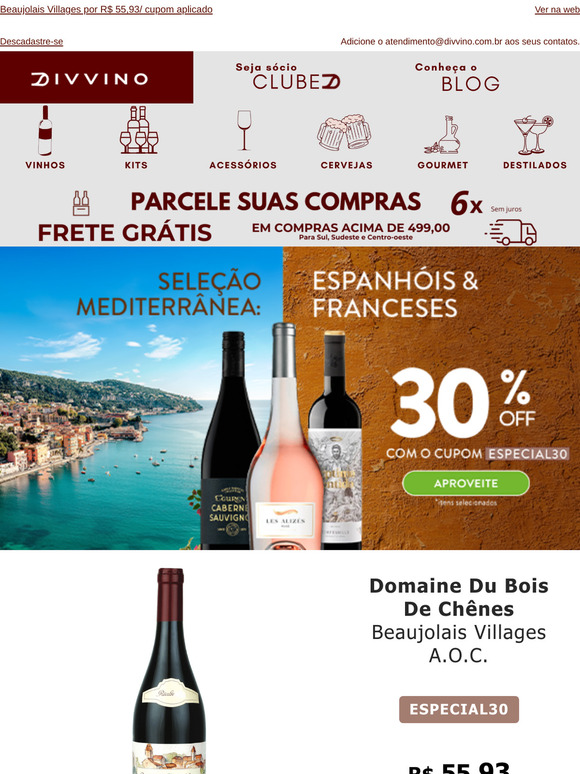 ﻿🍷 Use o Cupom ESPECIAL30 e Economize
