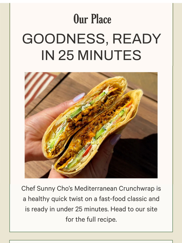 Mediterranean Crunch Wrap 🥙