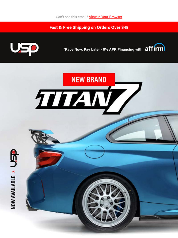Track-Tested. Race-Proven. Titan7 Wheels Are Here!