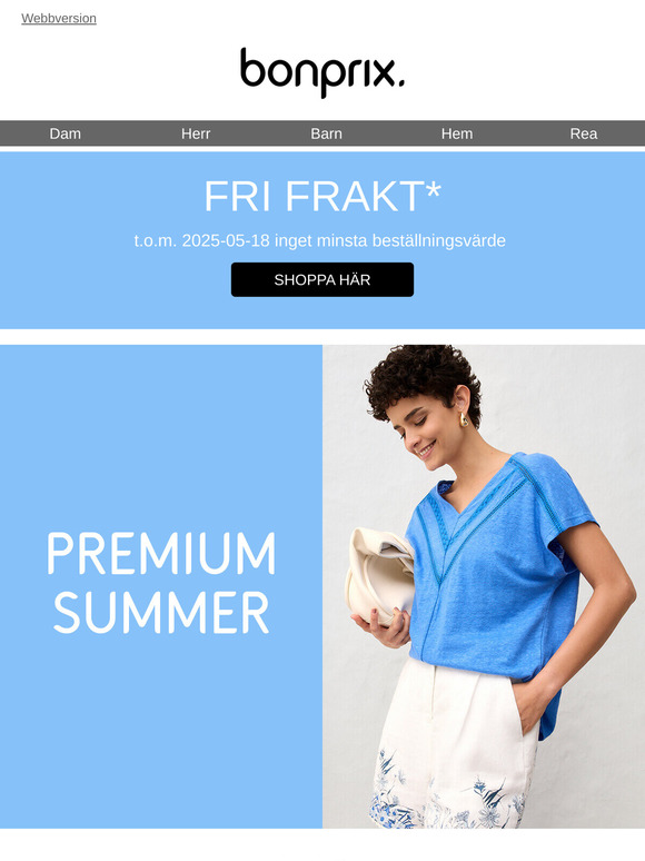 🌞 Sommarglädje: Fri frakt för dig