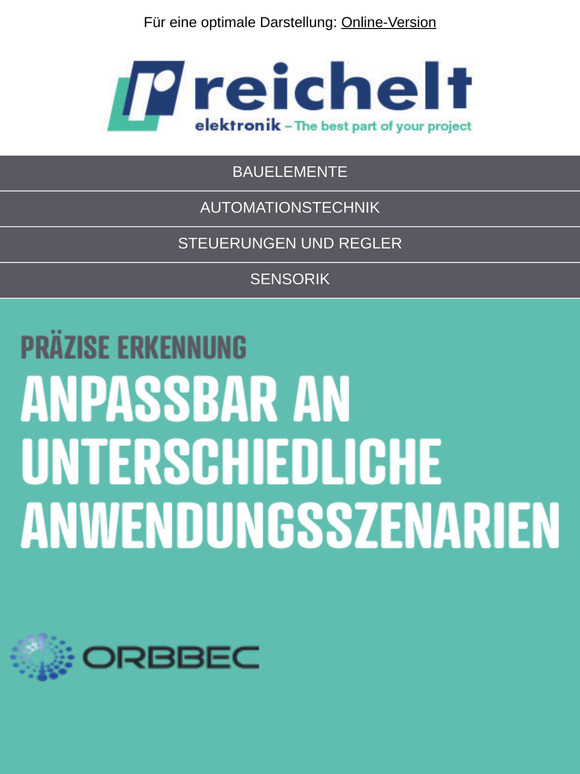 Effiziente Komponenten für Sensorik, Steuerung und Antrieb