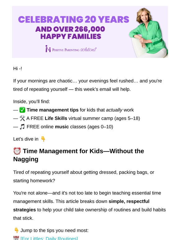 Time Management for Kids—Without the Nagging
