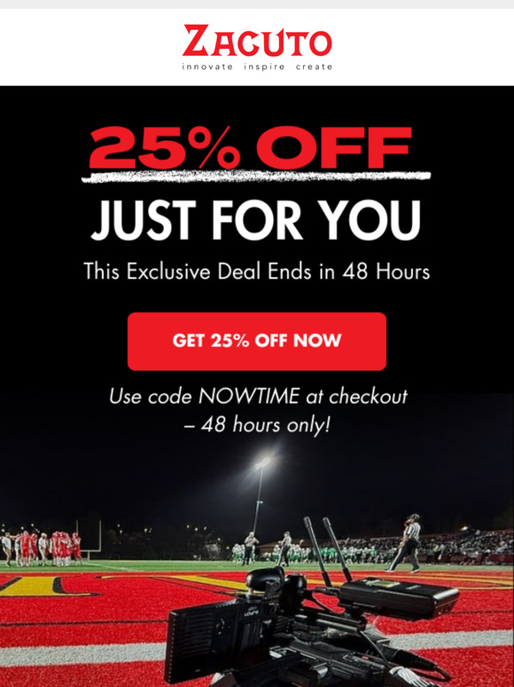 This Is Your Moment—25% OFF Ends in 48 Hours