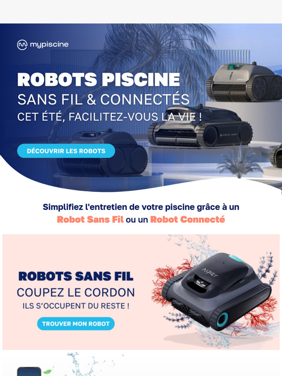 Le Robot Piscine qui fait (vraiment) tout à votre place !
