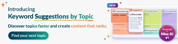 Introducing Keyword Suggestions by Topic