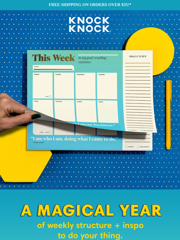 New Desk Calendars: Productivity + Magic!