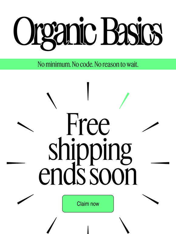 One Day Left >> FREE Shipping Sitewide