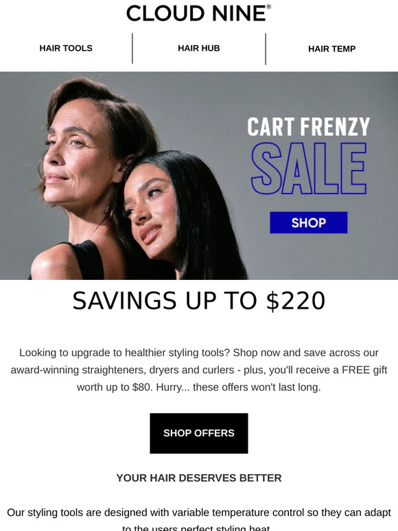 Our Cart Frenzy Sale - Blink & You’ll Miss It