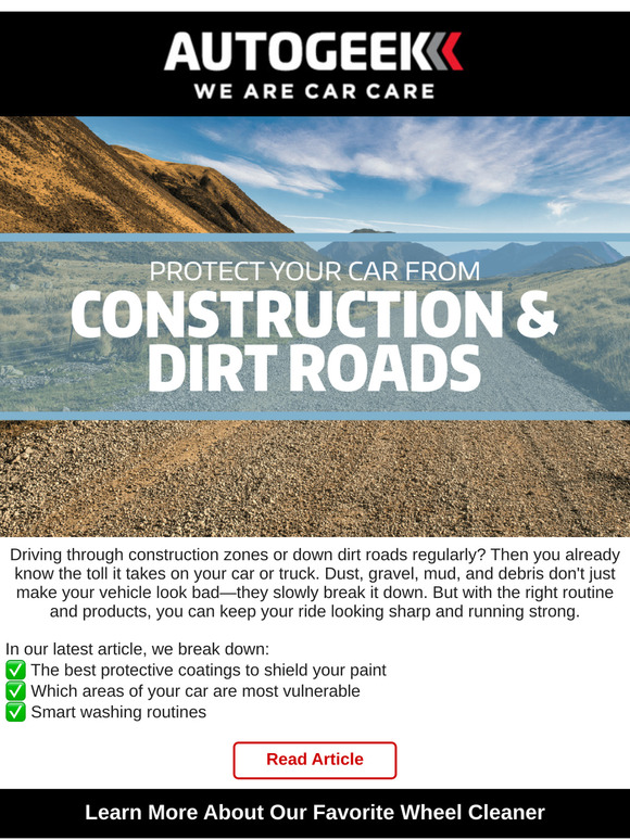 🚧Protect Your Car from Construction Zones & Dirt Roads