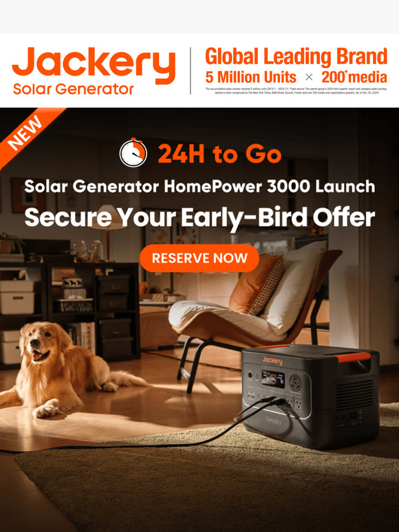 🌟Last 24 Hours: Reserve Jackery’s New Product & Unlock Your Free Gift Offer!