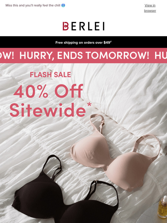 40% OFF* (soon-to-be) gone in a ⚡️