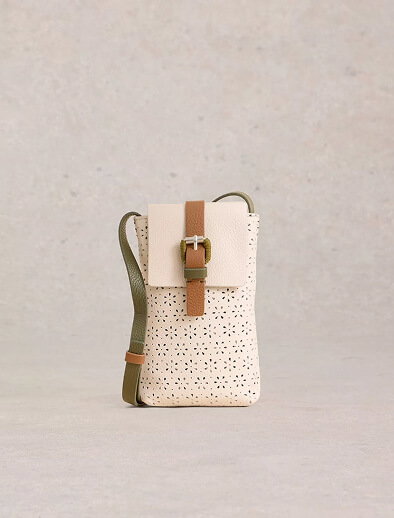 Shop Clara Buckle Leather Phone Bag