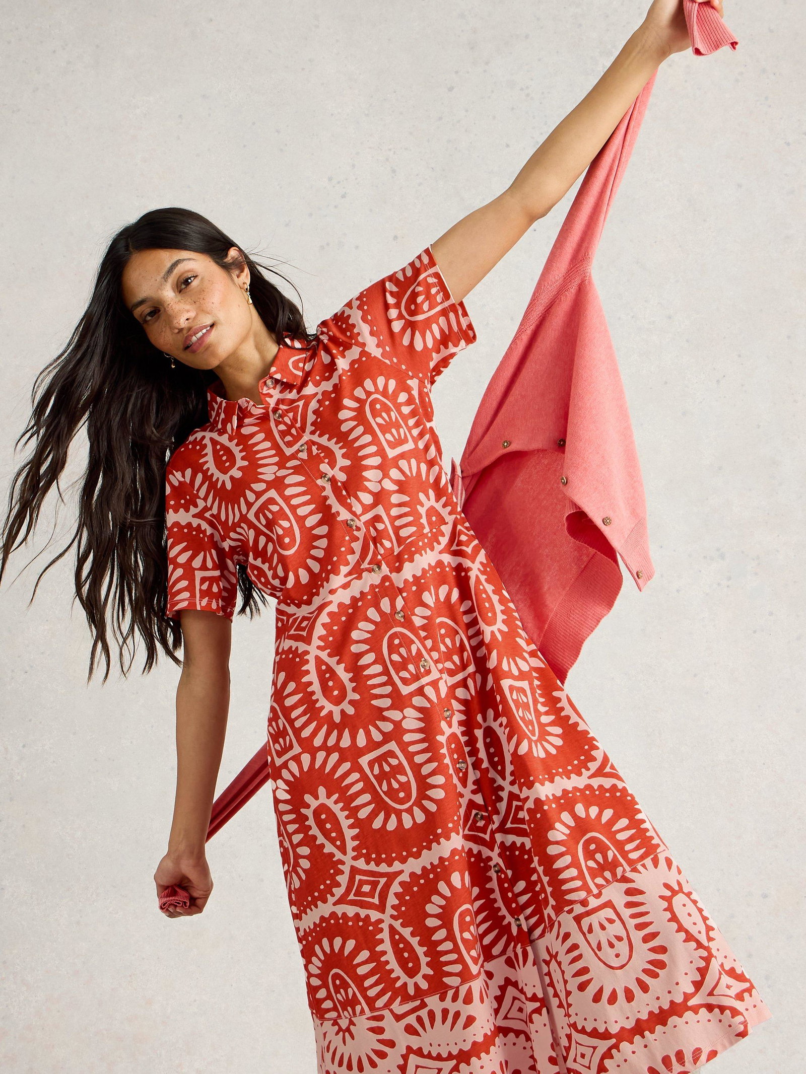 Shop Rua Jersey Shirt Dress