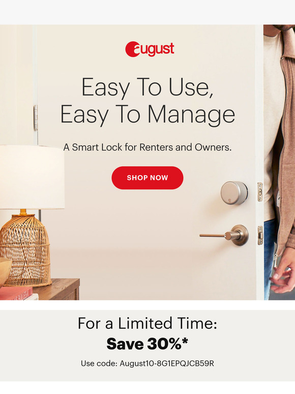 (30% Off) Renters + Owners ❤️ this Lock