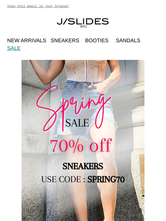 2 DAYS ONLY - 70% OFF SNEAKERS