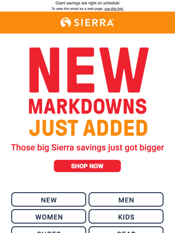 Here come the markdowns!