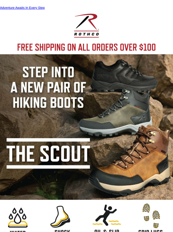 Wherever You Roam, Take the Scout Boot