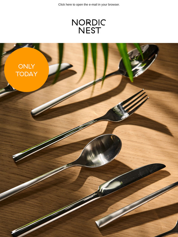 For today only: 50% off cutlery