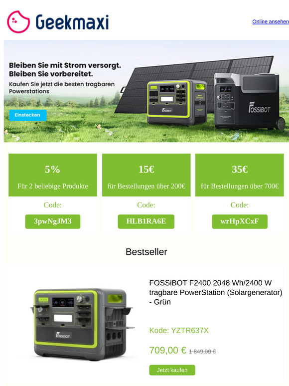🔋⚡ Power für überall – deine Energie für Garten, Camping & Notfälle!