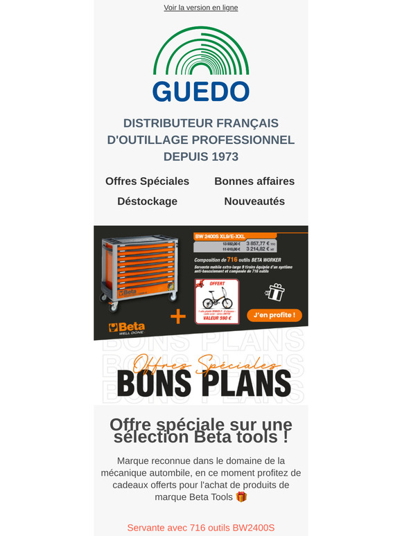 Un vélo pliant offert avec BETA tools !🚲
