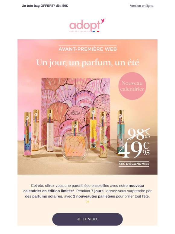Avant-première : découvrez le calendrier de l'été  😍☀️