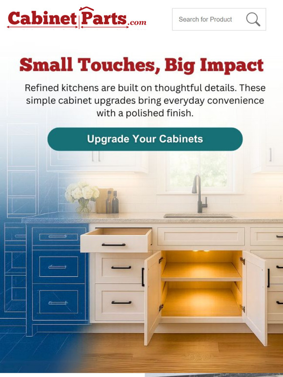 Upgrade your cabinets with these ➡️