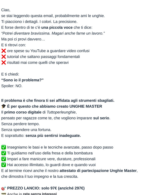 Sei stanca di provare da sola? Allora leggi qui