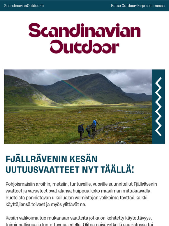 Fjällrävenin kesän uutuusvaatteet nyt täällä!