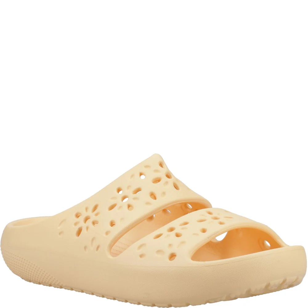 Image of Crocs Unisex Classic Floral Cut Out Sandal