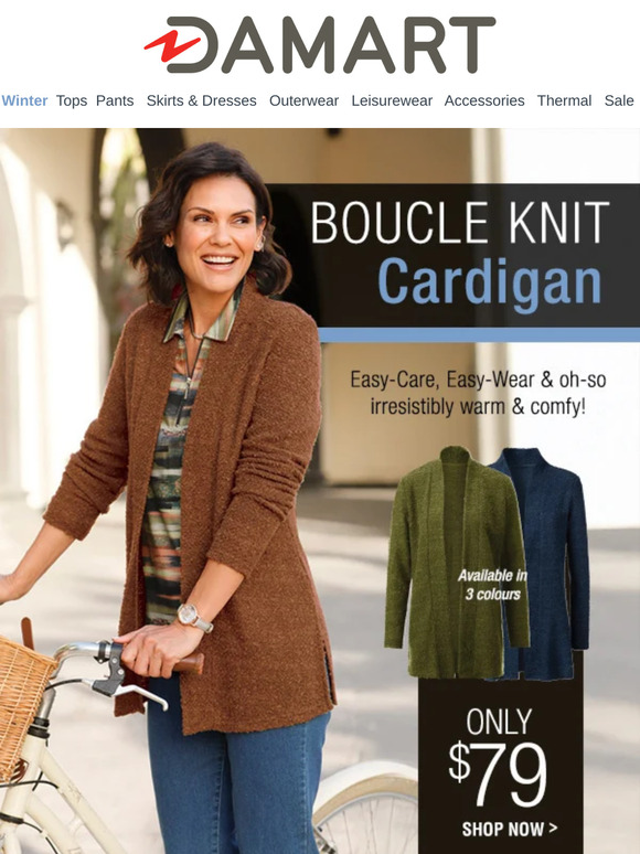 Winter Knitwear Must-Have | Boucle Knit Cardigan