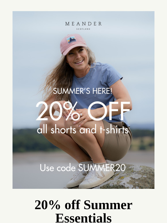 20% Off Summer Essentials