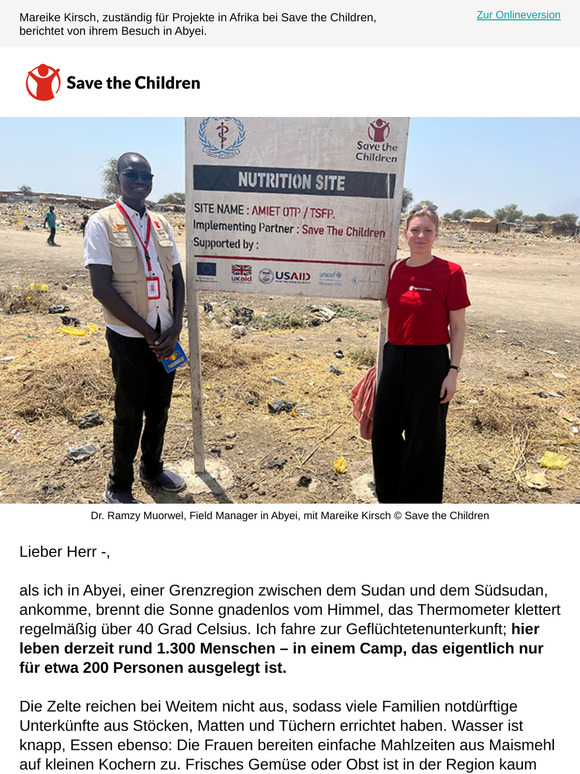 „Abyei ist ein Ort voller Herausforderungen – und voller Stärke“