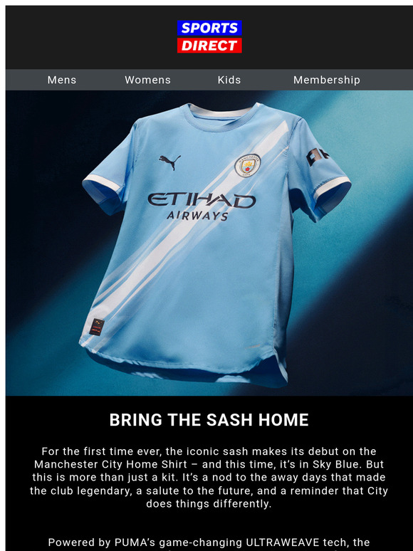 Just Dropped: Man City 25/26 Home Shirt