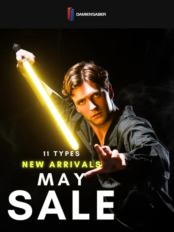 🔴Get the latest Damiensaber lightsabers with May Sale🔵