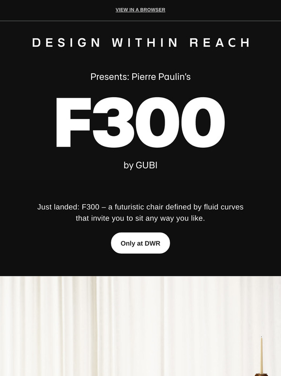 DWR presents: Pierre Paulin’s F300 by GUBI