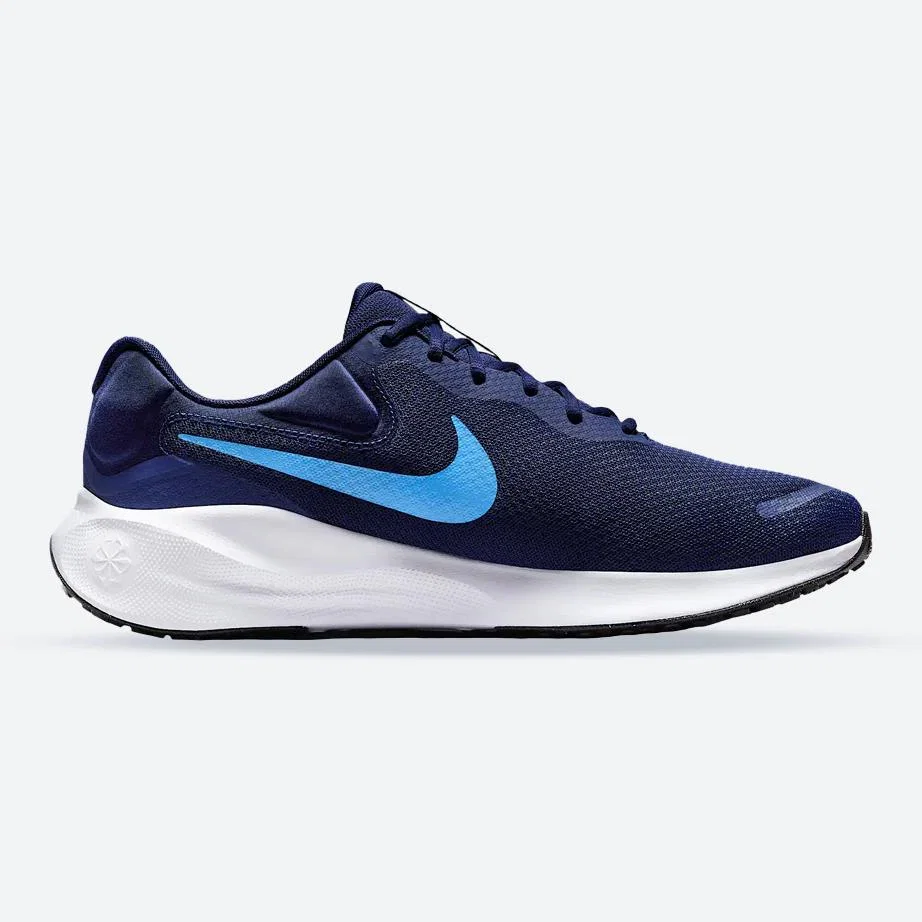 Image of Men's Wide Fit Nike FB8501-400 Revolution 7 Running Trainers