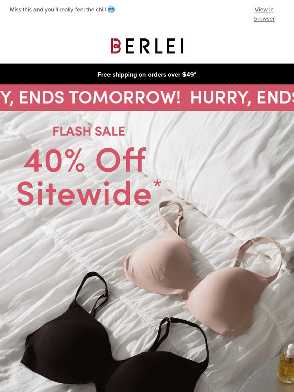 40% OFF* (soon-to-be) gone in a ⚡️