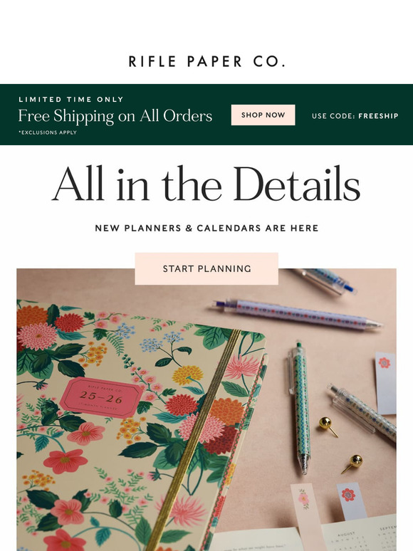 Plan in Style with Our New Arrivals!