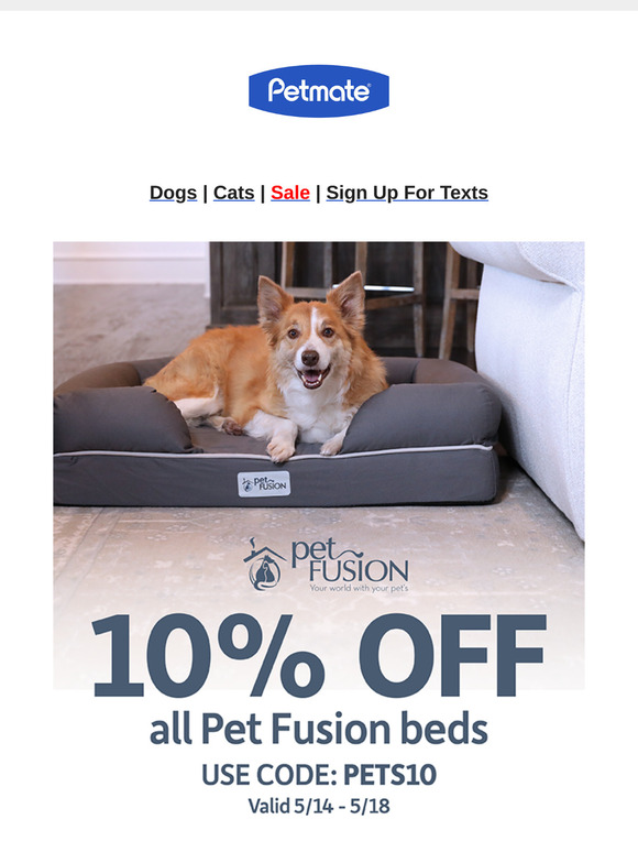 Limited Time: 10% Off Pet Fusion Beds!