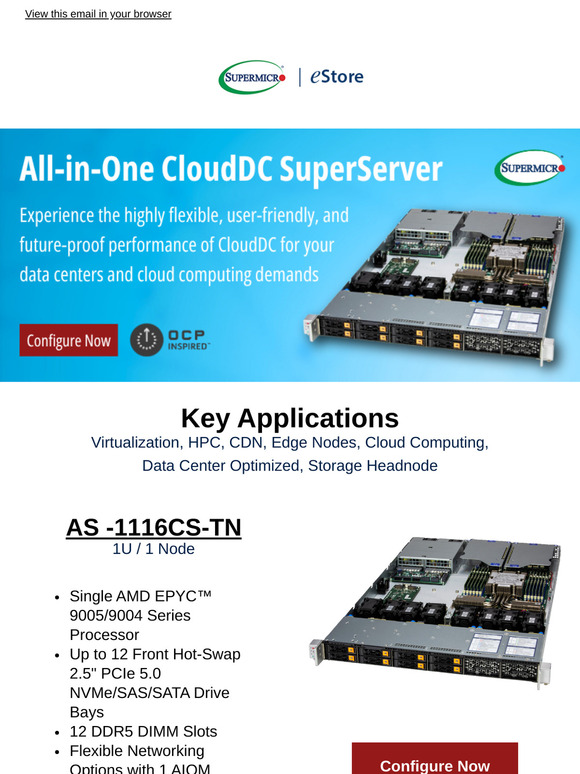 ✅Explore the All-in-One CloudDC SuperServer Now