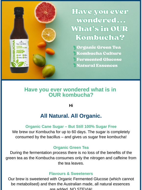 Kombucha - What’s it all about?