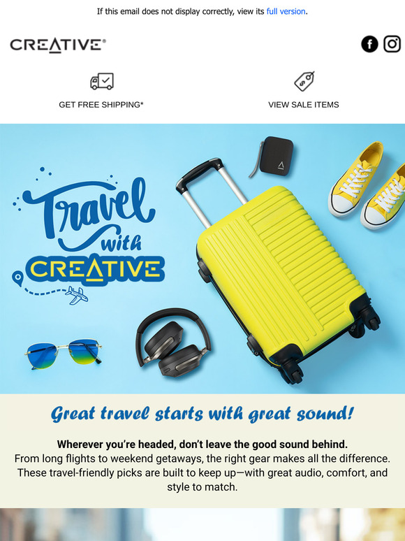 Ready, Set, Travel with Creative!