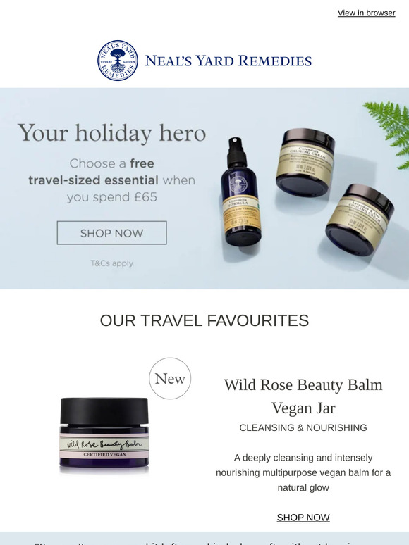 Choose your FREE travel-sized essential
