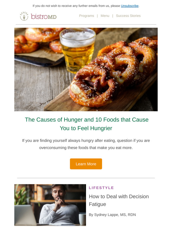 The Causes of Hunger and 10 Foods that Cause You to Feel Hungrier