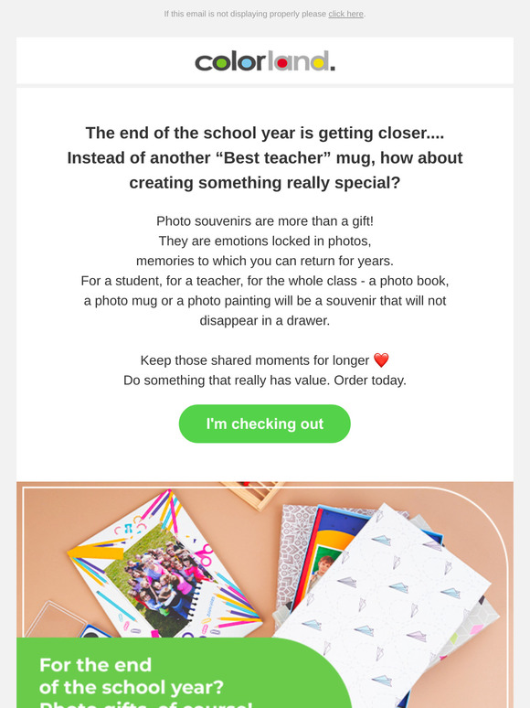 For the end of the school year? Photo gifts, of course!