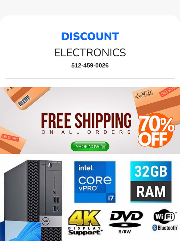 🔥 70% OFF Dell i7 PC – 32GB RAM, DVDRW, Win 11, Blazing Fast!
