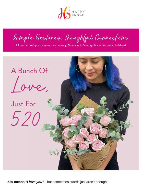 This 520, Say It With A Bunch 💐
